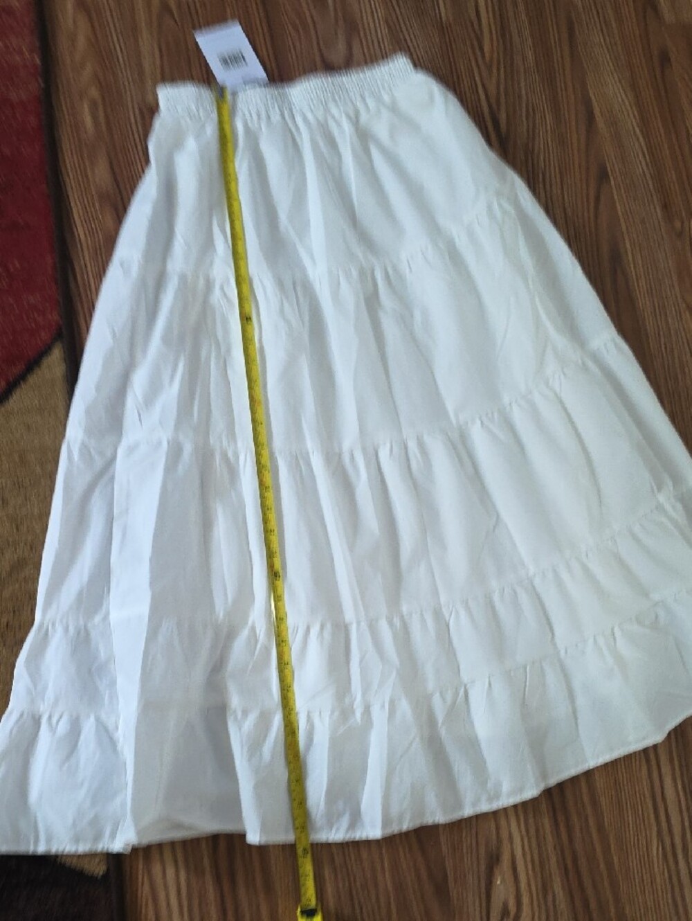 Princess Polly White Tiered Maxi Cotton Skirt - Picture 8 of 8